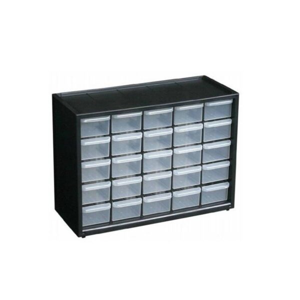 Black - Jewelry Box - 25 Drawer