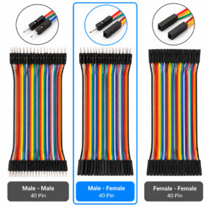10 Pins - Male to Female Jumper Cable