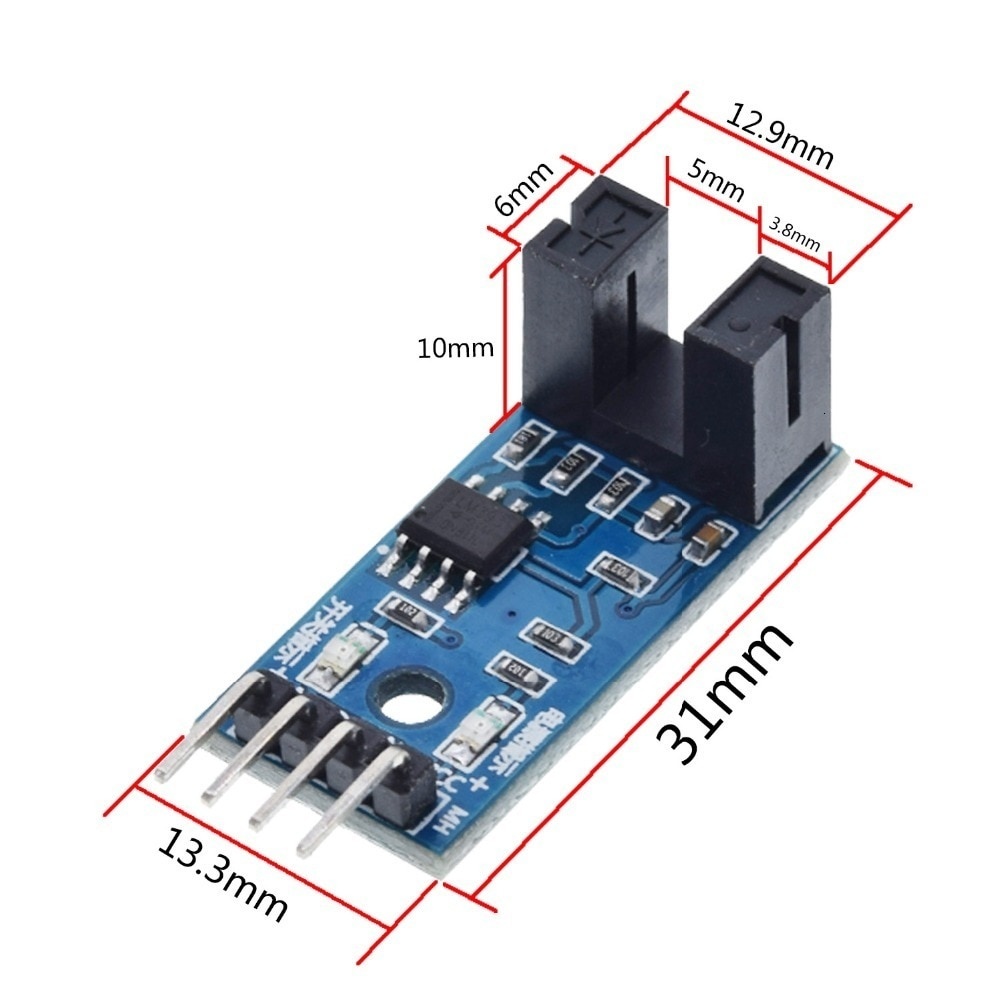 U-Type IR InfraRed Speed Sensor Module LM393 for Arduino