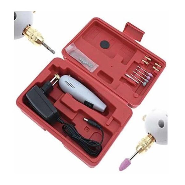 P C B Mini Drill Machine Electric Drill Set Mini Electric Rotary Drill Grinder Polish Sanding Tool Set Kit Multifunctional With Adapter - Image 3
