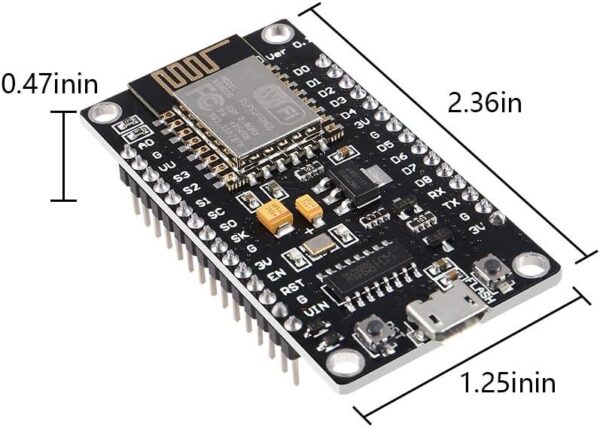 NodeMCU ESP8266 Serial Wireless Module - WIFI Internet of Things Development Board Compatible with Arduino IDE (ESP 8266) - Image 4