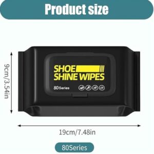 Instant Shoe Cleaning Wipes – Quick Shine Wipes for Leather & Synthetic Shoes