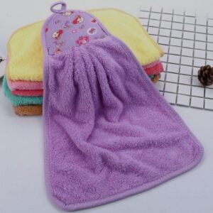 Soft Absorbent Kitchen Towels – Small Dish Towels for Kitchen, Bathroom, and Household Use (Color May Vary)