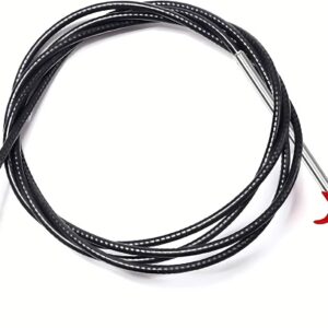 Drain Snake for Hair Clogs, Plumbing Auger Tool with Hook, Sink Snake Drain Clog Remover for Tub Pipes