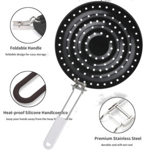 Simmer Ring Heat Diffuser Plate–Flame Tamer for Gas Stove, Even Heat Distribution & Cooking Temperature Control.