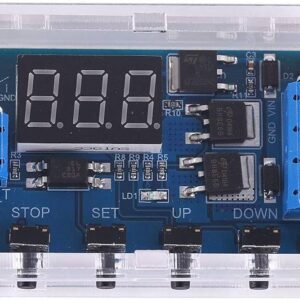 Transparent Case Acrylic Casing for 1 Channel of Timer Relay Module