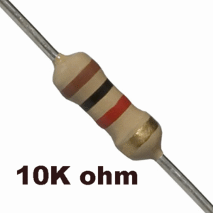 Pack of 50 - Resistor 10 K Ohm Resistance - 1/4W
