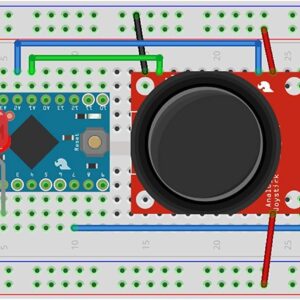 Dual Axis Button JoystickGame Joystick Control Stick Sensor Joystick Electronic Building Blocks Compatible with Arduino Compatible with PS2