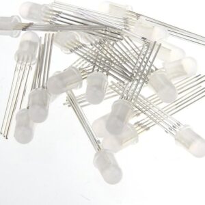 2x 5mm 4 pin RGB Multicolor LED Common Cathode LED for Arduino DIY