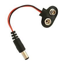 9v Cell - Battery Clip to DC Pin