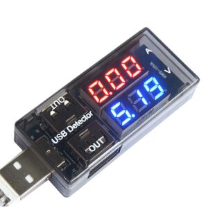USB Meter Tester Voltage Current Tester Charger Doctor USB Battery Checker Voltmeter Ammeter Multimeter USB Tester Mobile USB Power Tester Monitor DC LED Display USB Port Tester