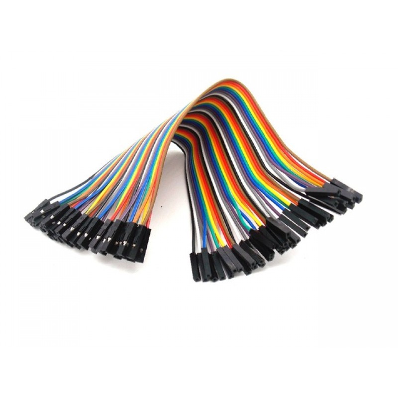 Bread Board Jumper Ribbon Wire and Cable - Hole to Hole - 30cm - 12 inches