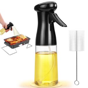 Olive Oil Sprayer for Cooking, 500 ml Food Grade Olive Oil Spray Bottle Premium Oil Mister with Brush Oil Sprayer for Air Fryer, BBQ, Salad, Baking,Grilling Kitchen Tools