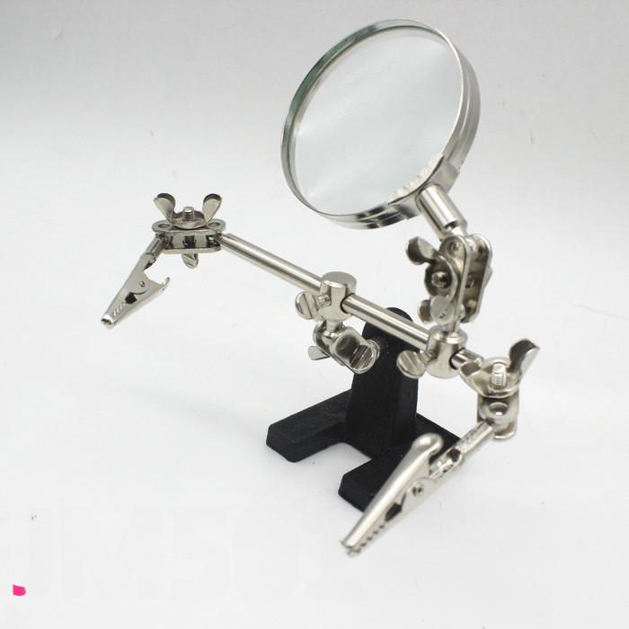 Third Hand Magnifying Glass For DIY Projects Circuit