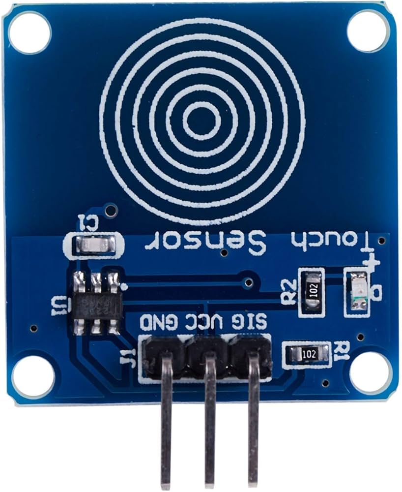 Digital TTP223B Touch Sensor Module - Blue - Image 3