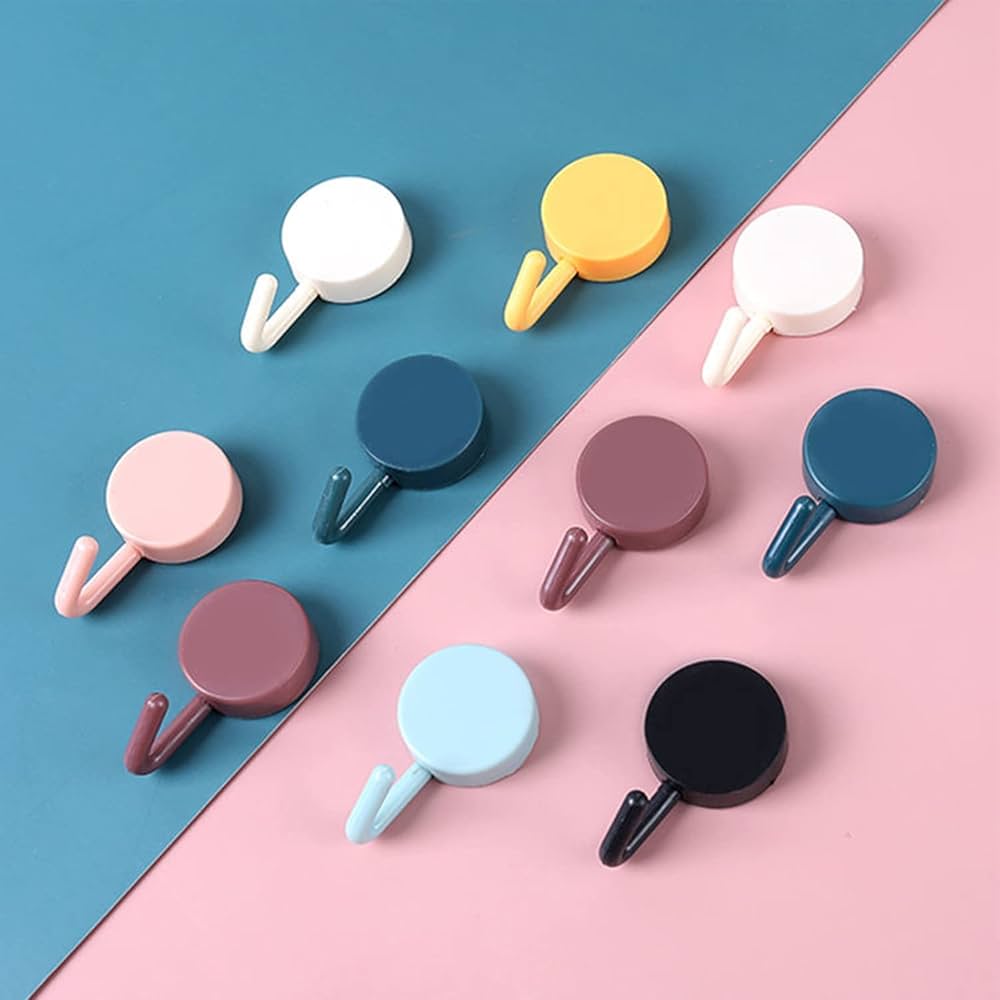Alphabet Wall Hooks for Hanging 4pcs, Strong Adhesive Wall Hooks 2kg, Sticky Wall Hooks, Hook For Wall Hanging Adhesive Hook for Wall Hooks For Hanging - Image 2