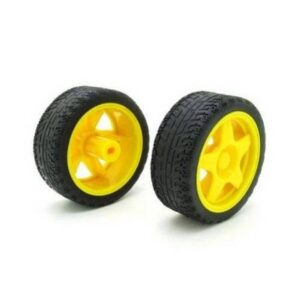 Pack Of 2 - Wheels For Robot Base DIY Robotics And Arduino