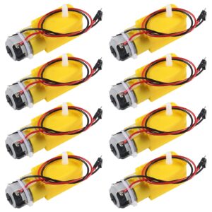 DC Electric Motor 3V-6V Dual Shaft Geared TT Magnetic Gearbox Engine，DIY for Arduino Smart Car Robot Toys Cars Chassis Models Vibration Products