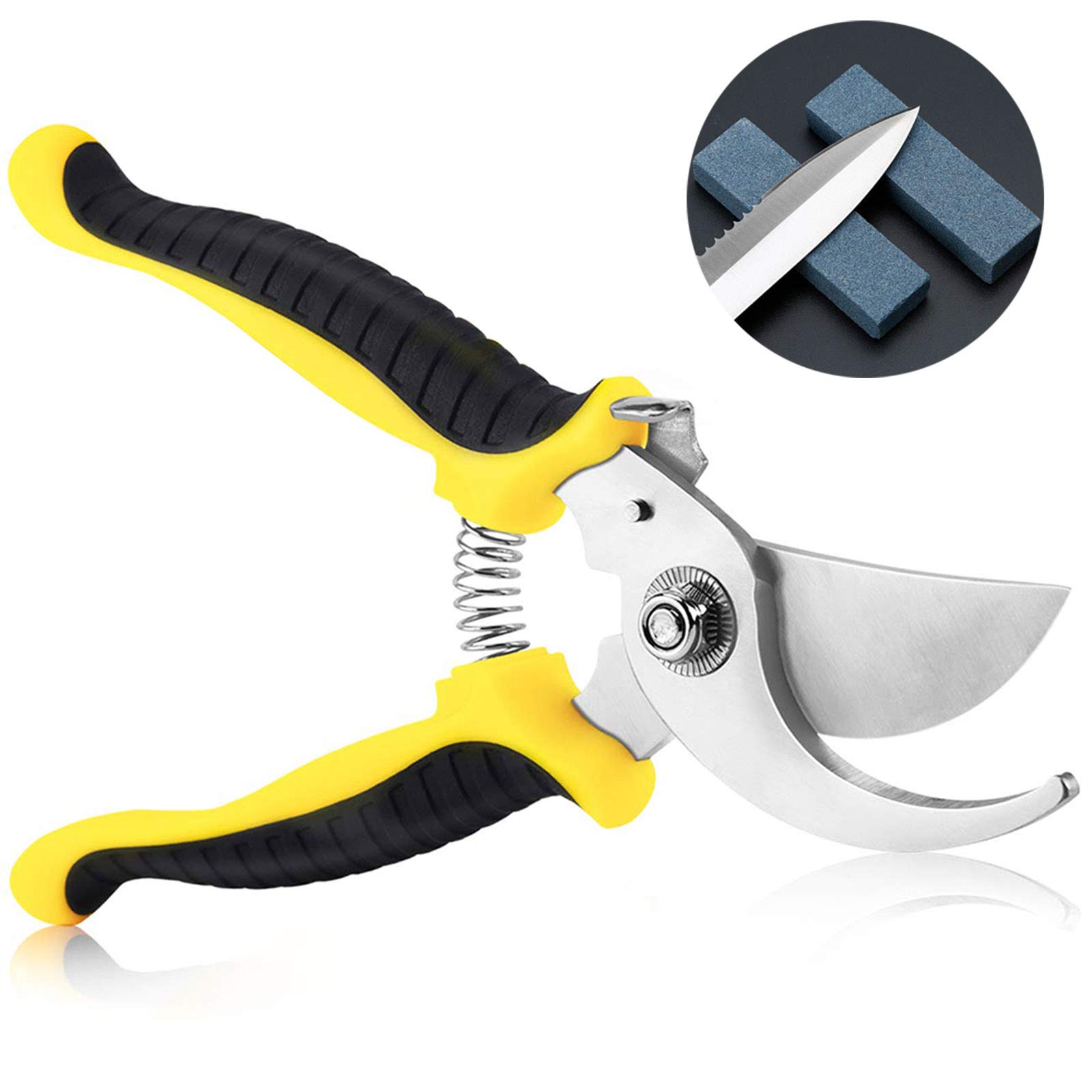 Garden Pruning Shears, Hand Gardening Cutter, Professional Garden Scissors with Straight Stainless Steel Blade, Ultra Sharp Clippers Scissors for Trimming, Fruits, Flowers, Plants - Image 2