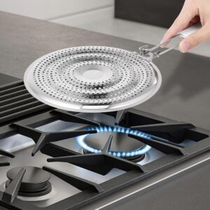 Simmer Ring Heat Diffuser Plate–Flame Tamer for Gas Stove, Even Heat Distribution & Cooking Temperature Control.